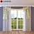 Nursery Curtains - 2 Pack 3D model small image 1