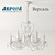 Aurora Versailles 6-Light Chandelier 3D model small image 1