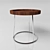 Modern Rustic Oak Coffee Table 3D model small image 3