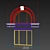 Graceful Arch Window | Timeless Elegance 3D model small image 3
