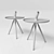 ROLF BENZ 973 Coffee Table: Sleek and Sturdy 3D model small image 2