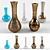 Elegant Collection of 5 Vases 3D model small image 1