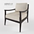 Elegant Miramar Chair: Modern Design 3D model small image 1