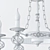 Classic CARTWHEEL Chandelier: Arte Lamp A4550LM-6CK 3D model small image 2