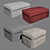 Elegant Willow Ottoman: Meticulously Crafted 3D model small image 3