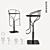 Ike Bar Stool: Sleek Design, Desalto Collection 3D model small image 1