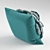 Victoria Rose Decorative Pillow 3D model small image 2