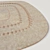Round and Cozy Circle Rug 3D model small image 2