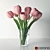 Elegant Tulips in a Vase 3D model small image 1