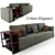 Modern and Chic Sofa 3D model small image 1