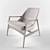  Modern Wooden Armchair 3D model small image 1