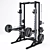 Pure Strength Olympic Half Rack 3D model small image 1