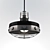 Vintage-Inspired Retro Ceiling Lamp 3D model small image 1