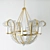 Handcrafted Crystal Chandelier: Visual Comfort 3D model small image 1