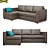 Monstad Corner Sofa with Storage 3D model small image 1