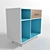 Modern Blue Sky Cabinet 3D model small image 3