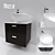 Elegant Sink: Roca Bol & Victoria Basic 3D model small image 1