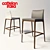 Modern Adjustable Bar Stool 3D model small image 1