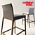 Modern Adjustable Bar Stool 3D model small image 2