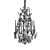 Elegant Crystal Chandelier - Mathieu 99650 3D model small image 2