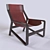 Elegant Toro Lounge Chair 3D model small image 1