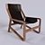 Elegant Toro Lounge Chair 3D model small image 3