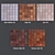 European Wooden Mosaic Tiles 3D model small image 2