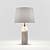 Natural Alabaster Brass Table Lamp 3D model small image 1