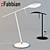 Sleek Adjustable Aluminum Table Lamp 3D model small image 1