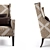 Ethnic Style Accent Chair 3D model small image 2