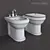 Elegant Canova Royal Bathroom Set 3D model small image 2