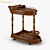 Carpenter Dining Cart - Efficient and Stylish 3D model small image 2