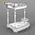 Carpenter Dining Cart - Efficient and Stylish 3D model small image 3