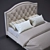 Modern Tufted Bedframe: Stylish Elegance 3D model small image 2