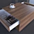 Santi Coffee Table by Zegen: Stylish Design with Glass Top 3D model small image 2