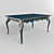 I DOGI Modern Baroque Dining Table 3D model small image 1