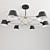 Elegant Favourite Eimer 512 Chandelier 3D model small image 2