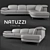 Natuzzi B936 Leather Sofa 3D model small image 1