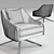 Roar Rabbit Swivel Chair: Sleek and Stylish 3D model small image 2