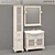 Akvaton Beatrice 85: Classic Furniture with Double Drawers 3D model small image 2