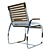 Sleek Dining Armchair-Unlimited Versatility 3D model small image 2