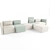 Valletuna Modular Sofa: Versatile Comfort for Any Space 3D model small image 1