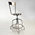 Retro Spin: Vintage Swivel Stool 3D model small image 2