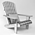 Classic Adirondack Chair: Timeless Outdoor Comfort 3D model small image 2