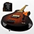 Vintage Soviet Bass Guitar 3D model small image 2