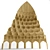 Muqarnas Dome Quarter 3D model small image 1