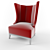 Relax in Style: Modern Lounge Chair 3D model small image 1