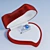 Elegant Gift Box with Ring 3D model small image 2