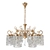 Elegant Crystal Chandelier 3D model small image 1