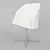 Modern Besana Collection: Peonia Table, Ada Chair, Thea Stool 3D model small image 3